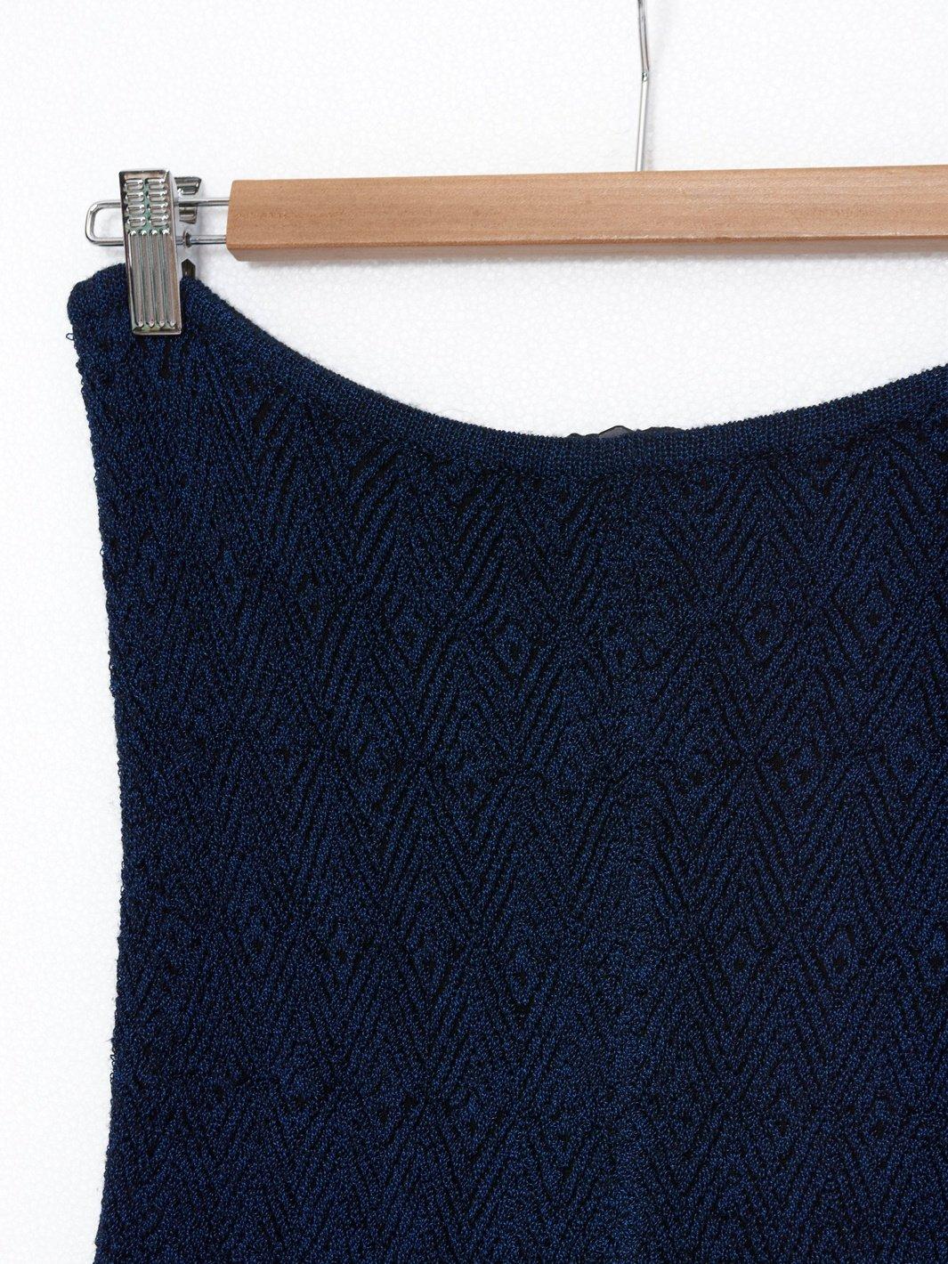 1990s Krizia jumpsuit in elecrtric blue knit C100434  Krizia 