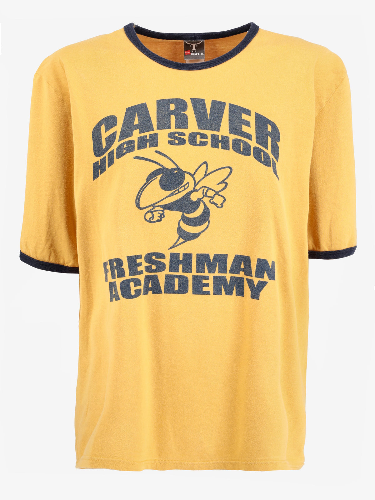 Vintage Yellow Printed T-shirt