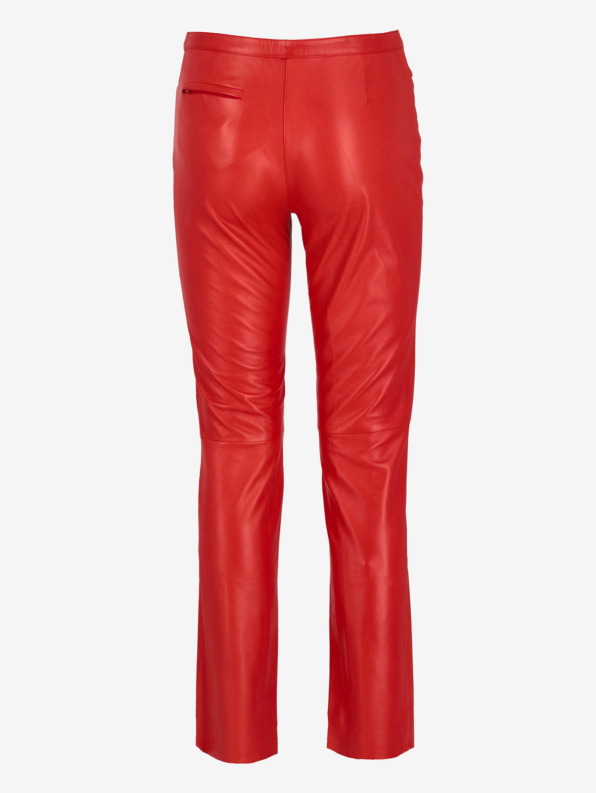 Genny Leather Straight-Leg Pants W7426.51  Genny 
