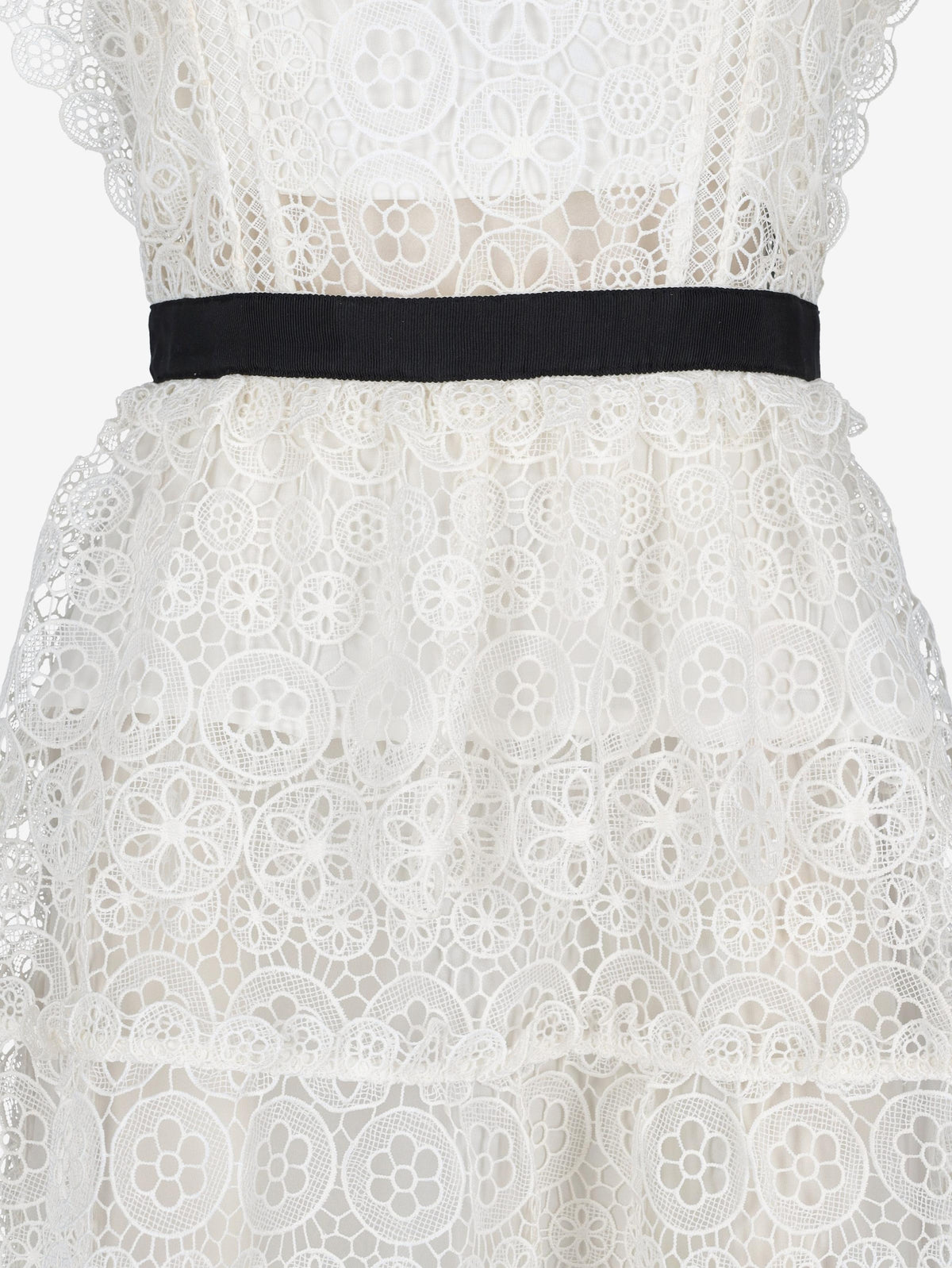 Self-Portrait Lace Tiered Mini Dress WCV26.1.2  Self portrait 