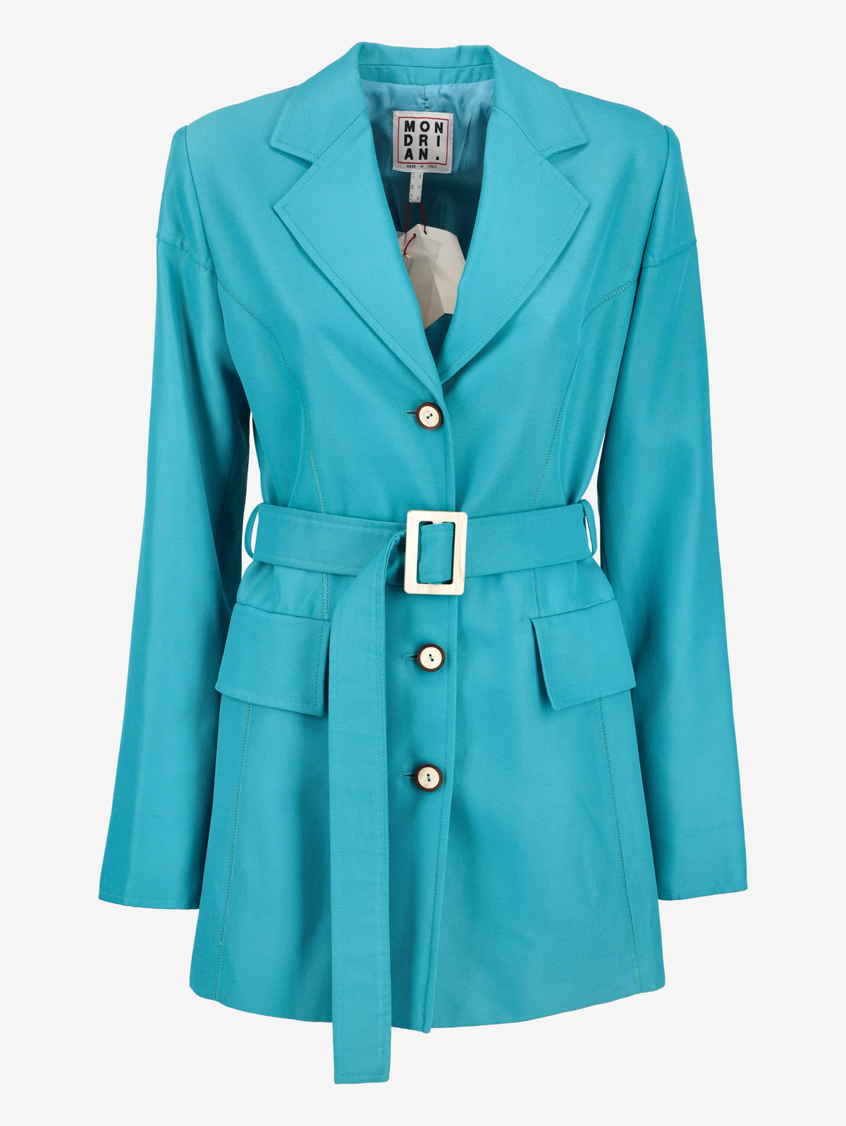 Mondrian Aquamarine Long Blazer