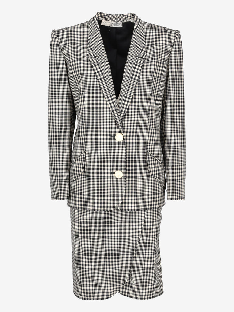 Valentino Checkered Suit CVM20712  Valentino 