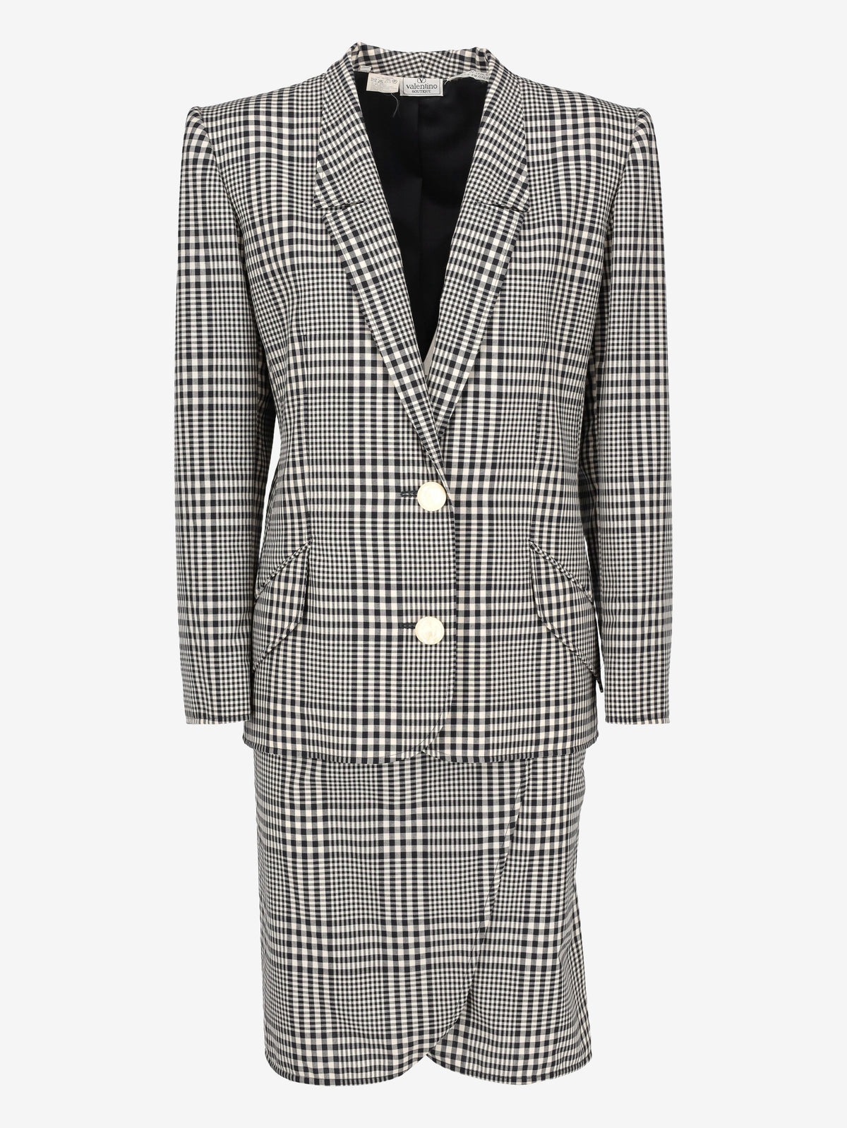 Valentino Checkered Suit CVM20712  Valentino 