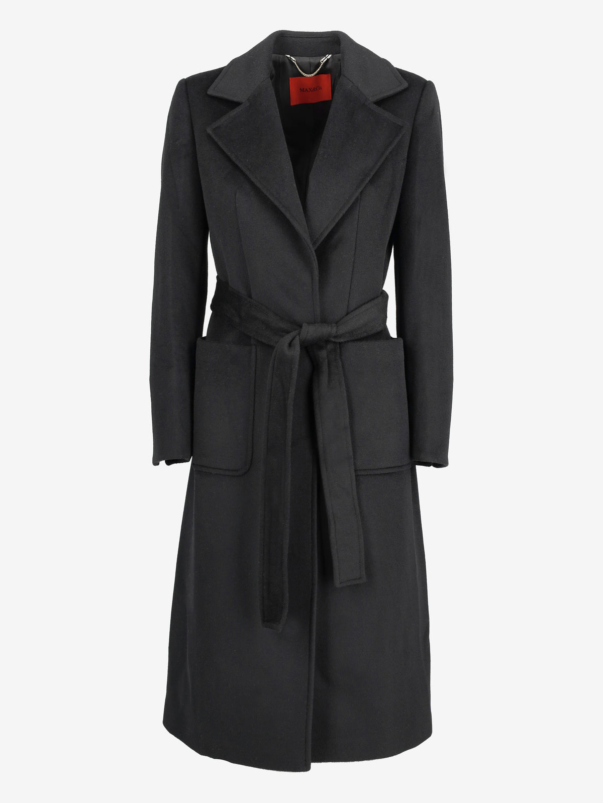 Max&Co Black Wool Coat WCV161224_80  Max & Co 