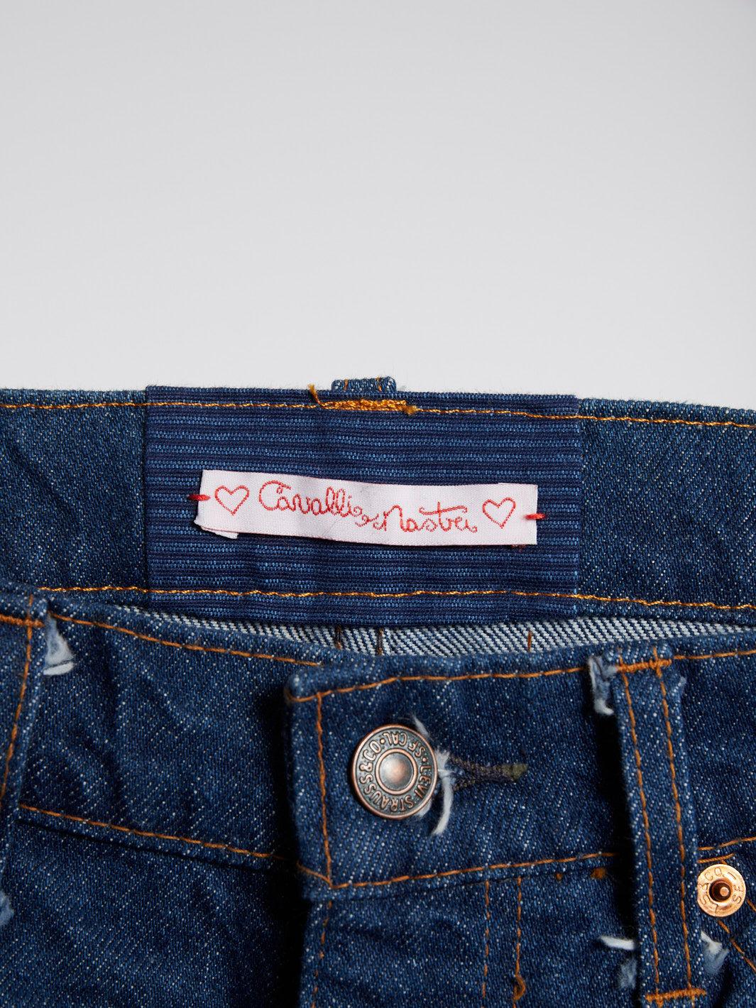 1980s Levi's jeans customised by Cavalli e Nastri W22031720  Cavalli e Nastri 
