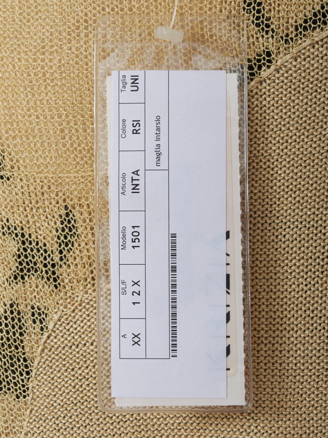 Krizia 刺绣网眼毛衣