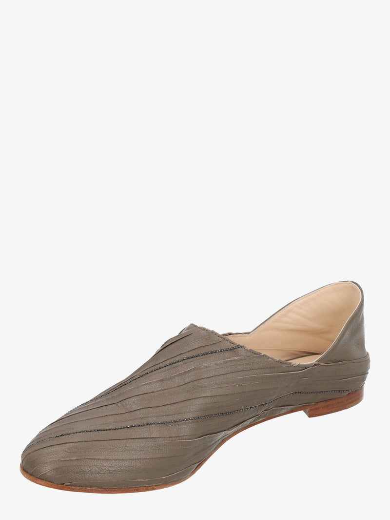 Fabiana Filippi Leather Loafer WCV2410108  Fabiana Filippi 