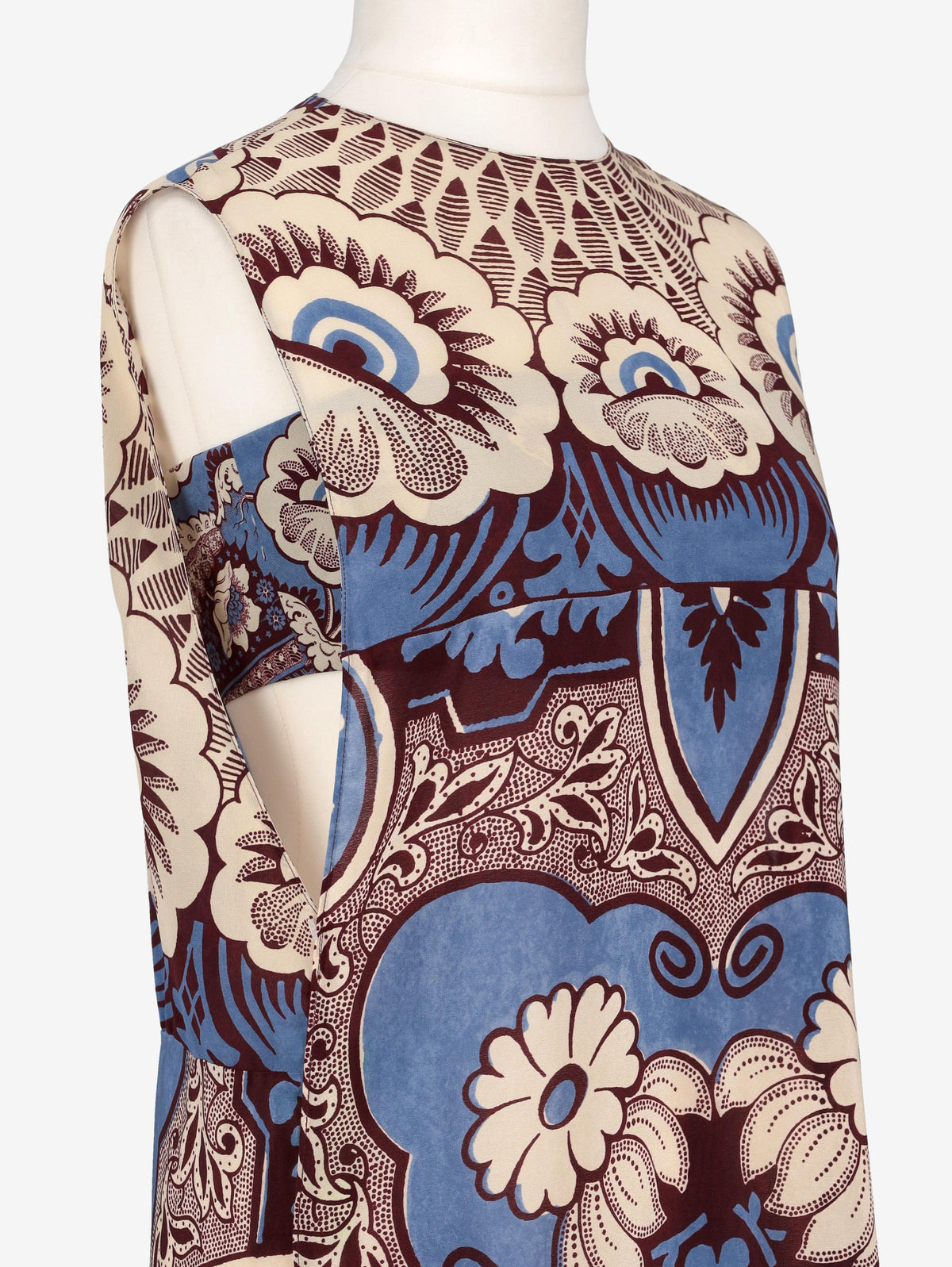 Valentino Patterned Silk Top WCV241010228  Valentino 