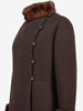 Vintage Coat With Mink Details