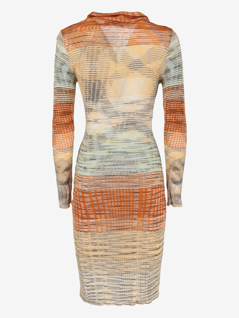 Missoni Sport Knitted Dress with Iconic Pattern W7426.31  Missoni 