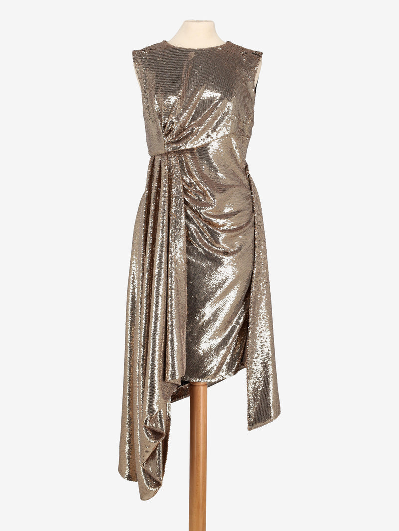 Sequin Draped Dress WCV241224.4  Vintage 
