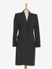Vintage gray wool pinstripe suit
