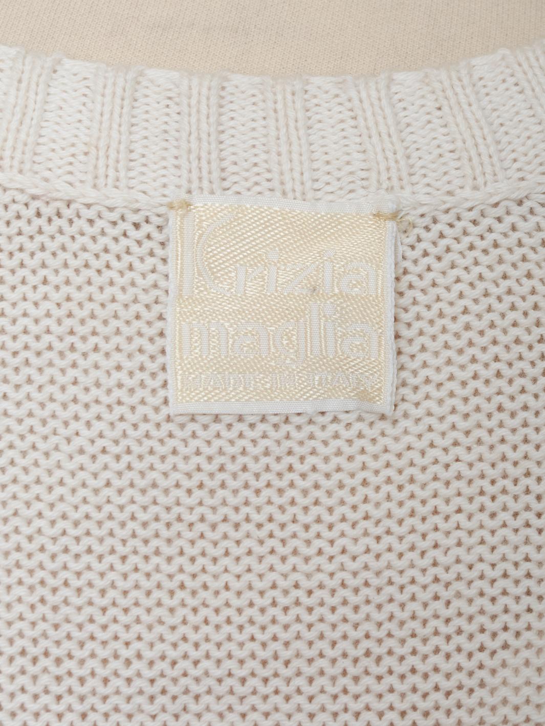 Maglia con ricamo cane Krizia