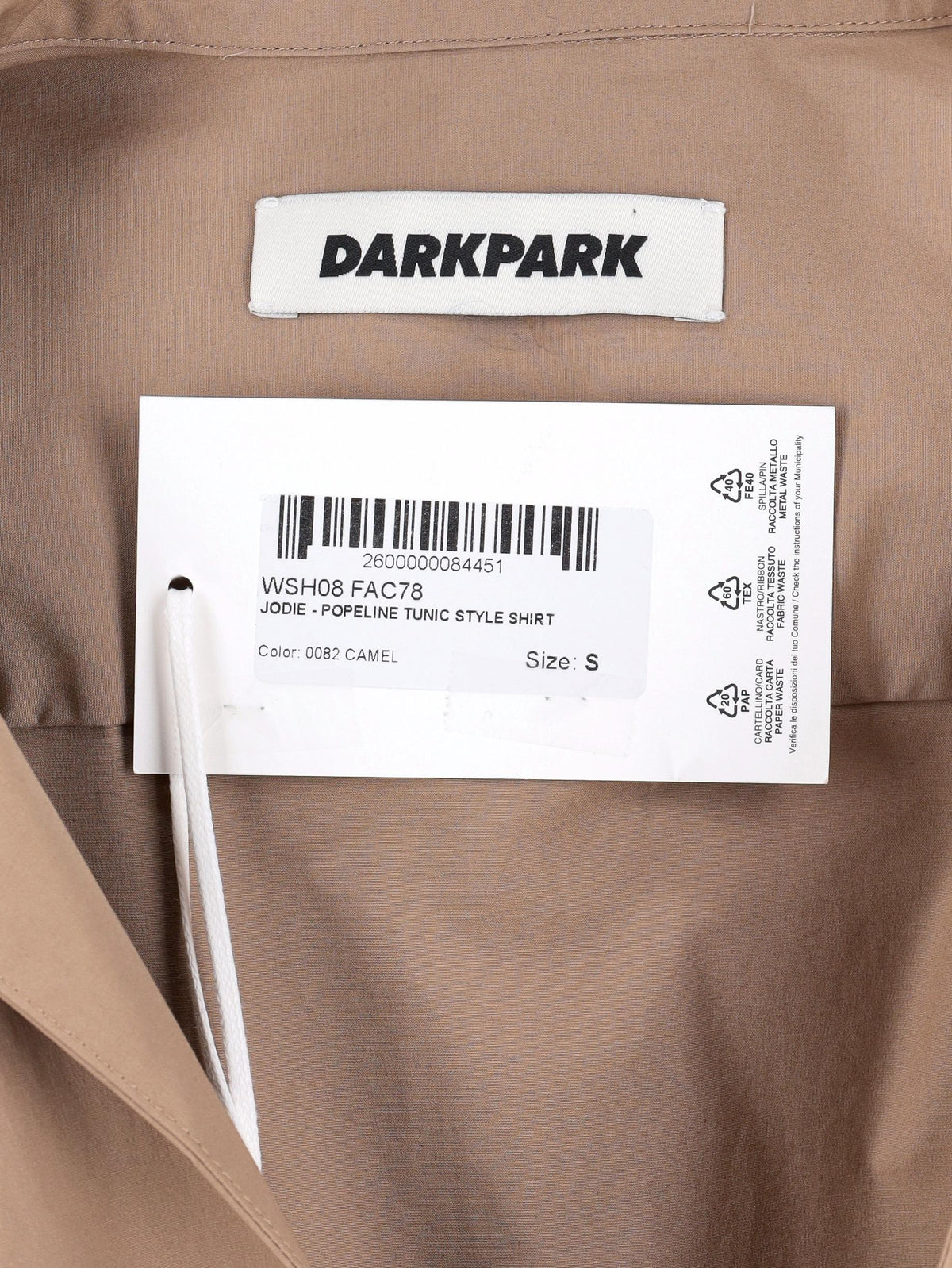 Darkpark Jodie - Popeline Tunic Style Shirt WCV161224_61  Darkpark 