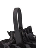 Black velvet bucket bag W22090901  Vintage 