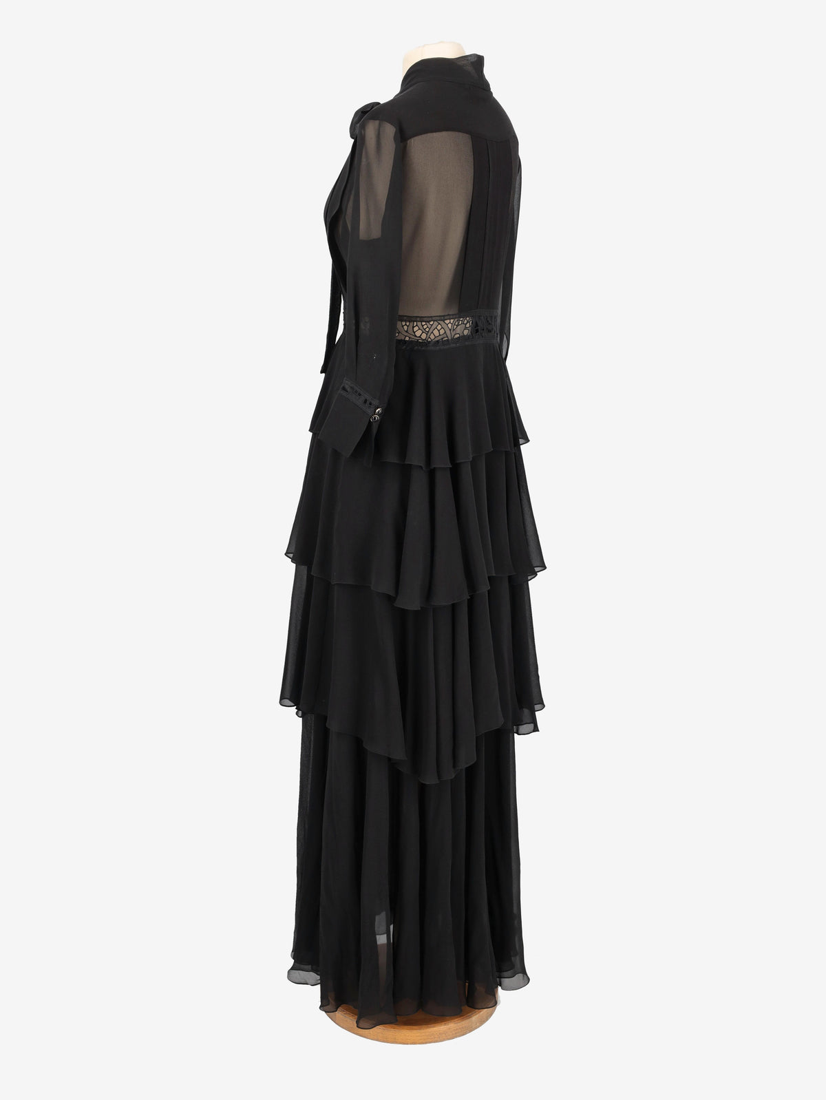 Ermanno Scervino Flounced Silk Dress WCV30052025.11  Ermanno Scervino 