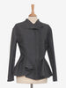 Lanvin gray jacket with ruffles