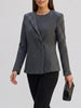 Armani Soft Cotton Blend Blazer with Striped Pattern MR311024.174  Giorgio Armani 