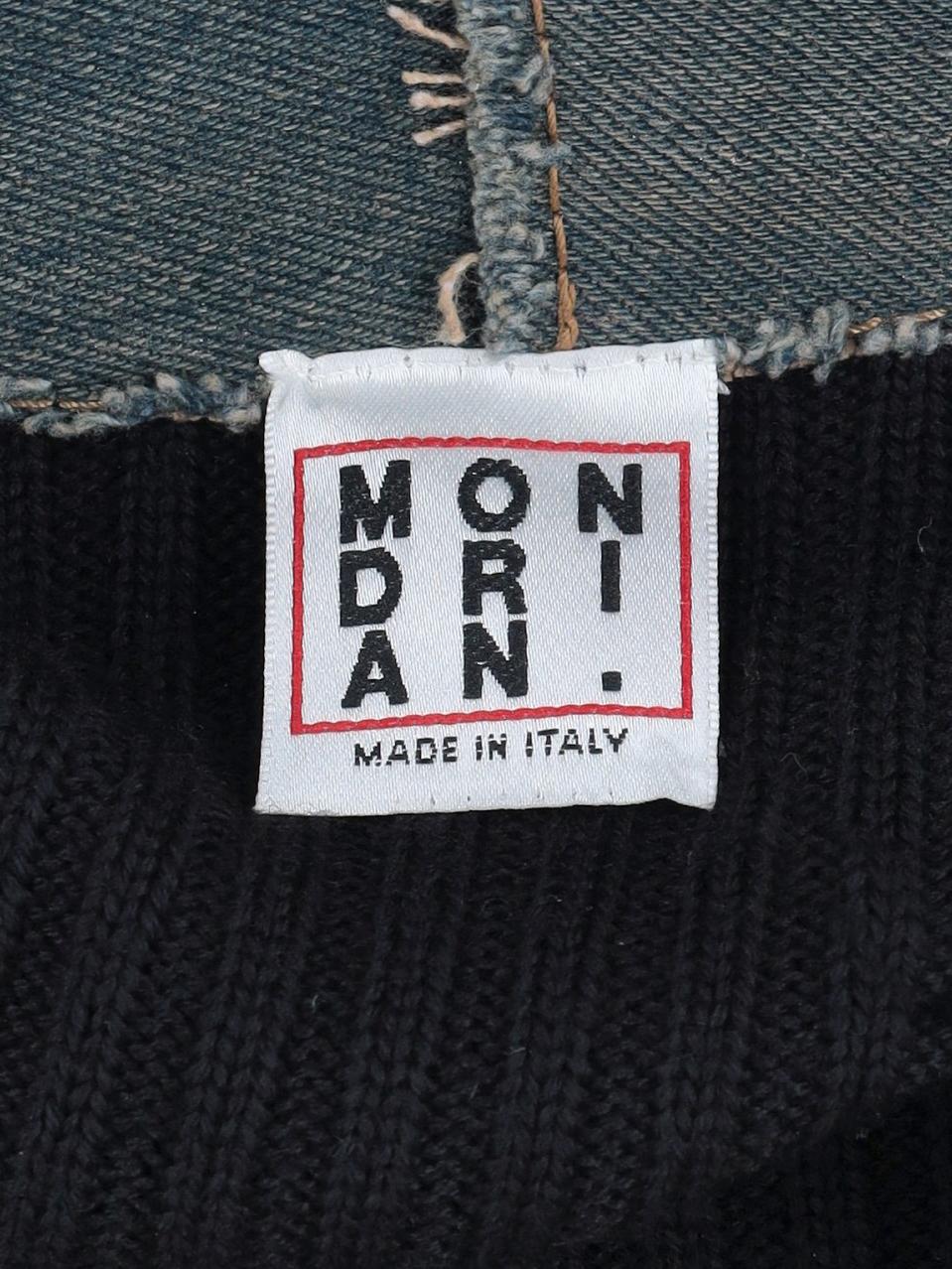 Mondrian Wool Jacket With Jeans Details W2511.118.03  Mondrian 