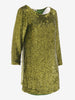Parosh dress in light green sequins W22110301  Parosh 