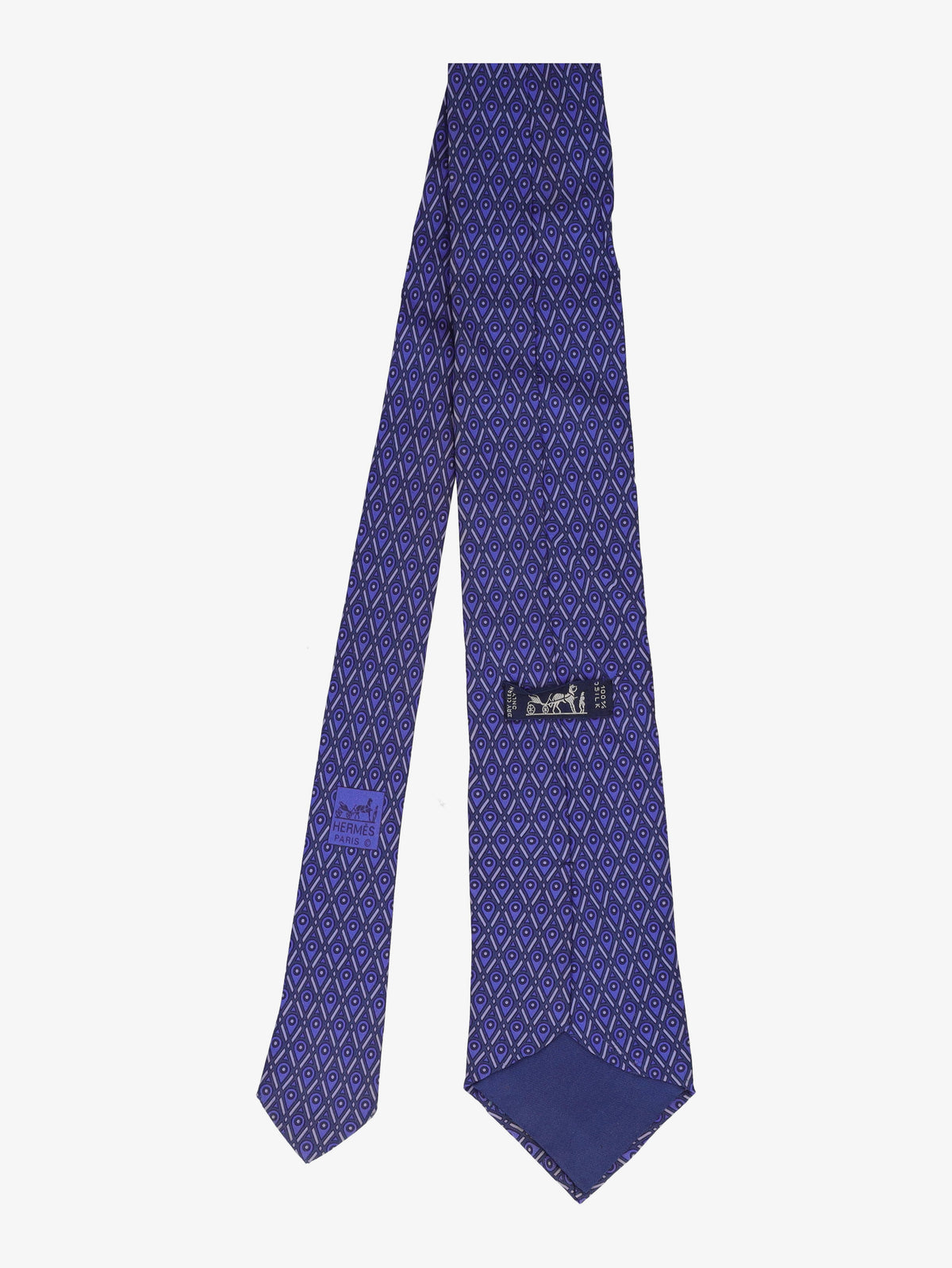 Hermès Patterned Tie 161225.39  Hermes 