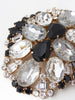 Gianfranco Ferrè brooch with black stones, 1980 W22062801  Gianfranco Ferré 