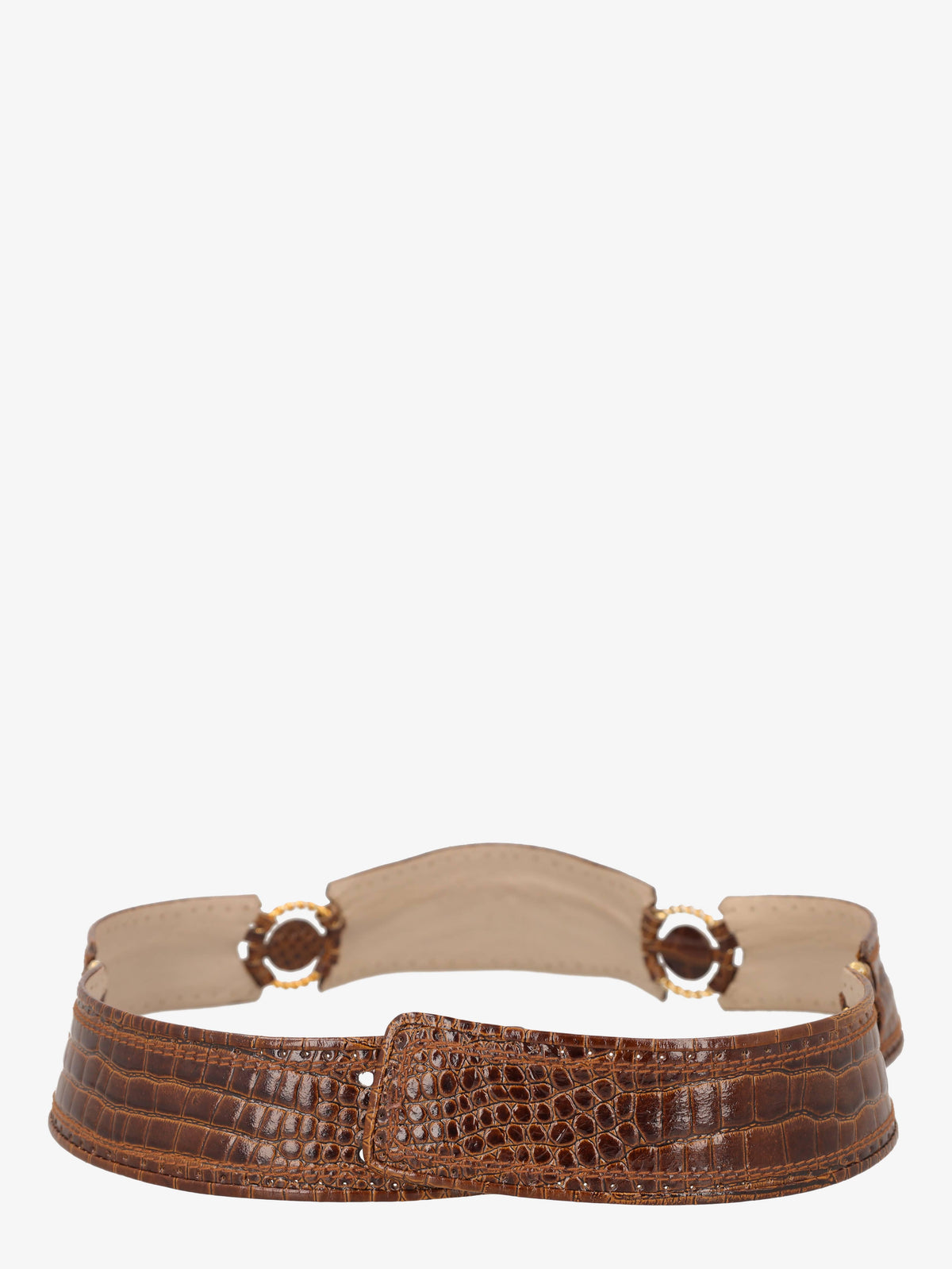 Pirovano Vintage Brown Cocco Belt