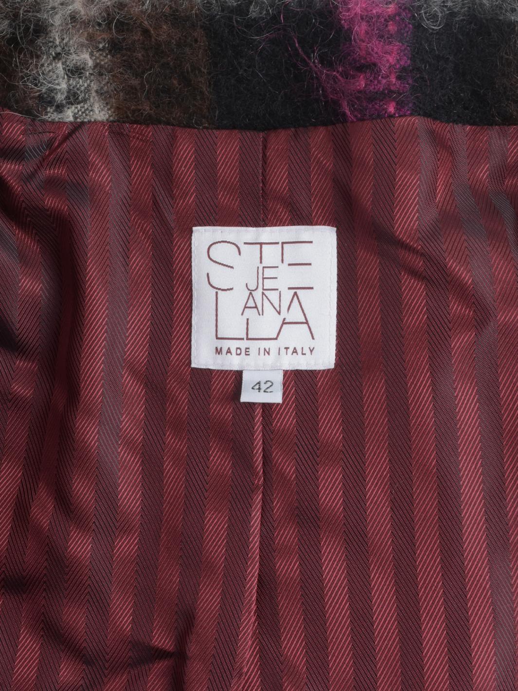 Cappotto Stella Jean in lana vichy