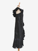Vintage black silk dress MR202064  Vintage 