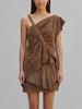 Issey Miyake Brown Suede Set DM10043112  Issey Miyake 