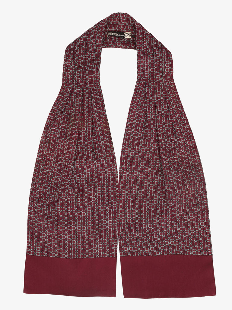 Hermès Vintage Patterned Cachecol