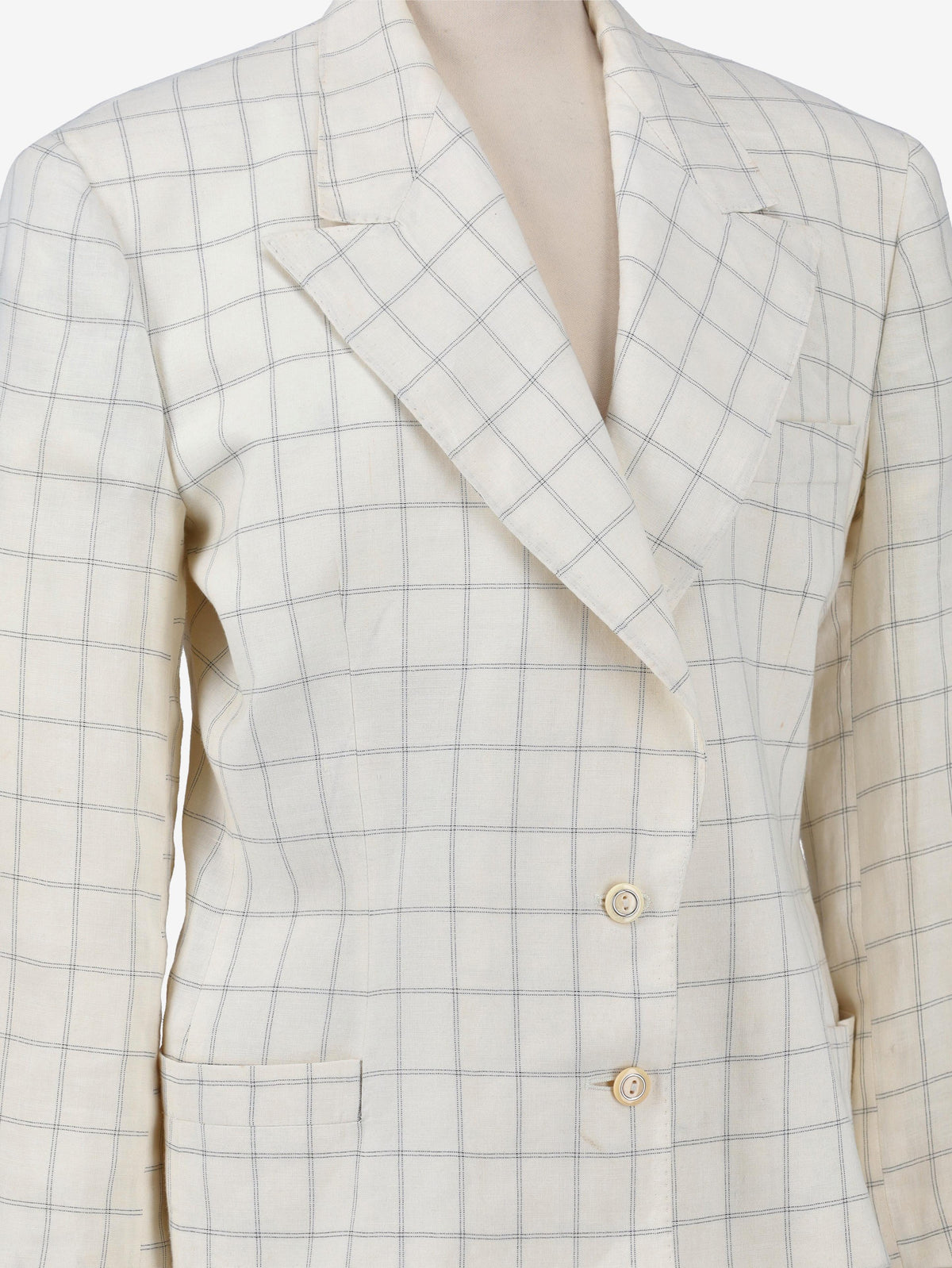 Gianni Versace Couture Checked Suit