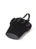 Black velvet bucket bag W22090901  Vintage 