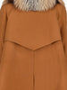 Mario Borsato Coat in Polyester with Fur Inserts CVM26.6.109  Mario Borsato 