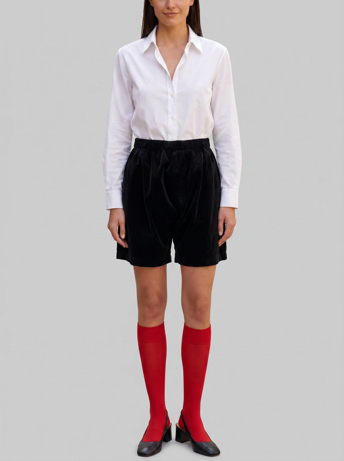 Comme des Garçons Cotton Drop-Crotch Shorts MU250314.13  Comme des Garçons 
