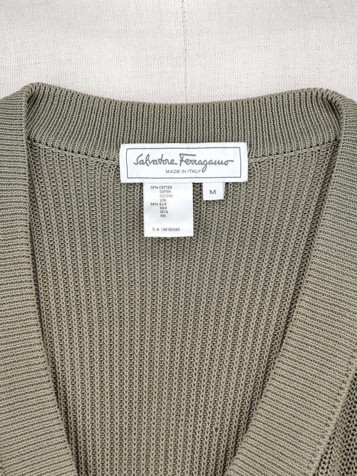Salvatore Ferragamo Green Knit Set WCV112515 - Salvatore Ferragamo 
