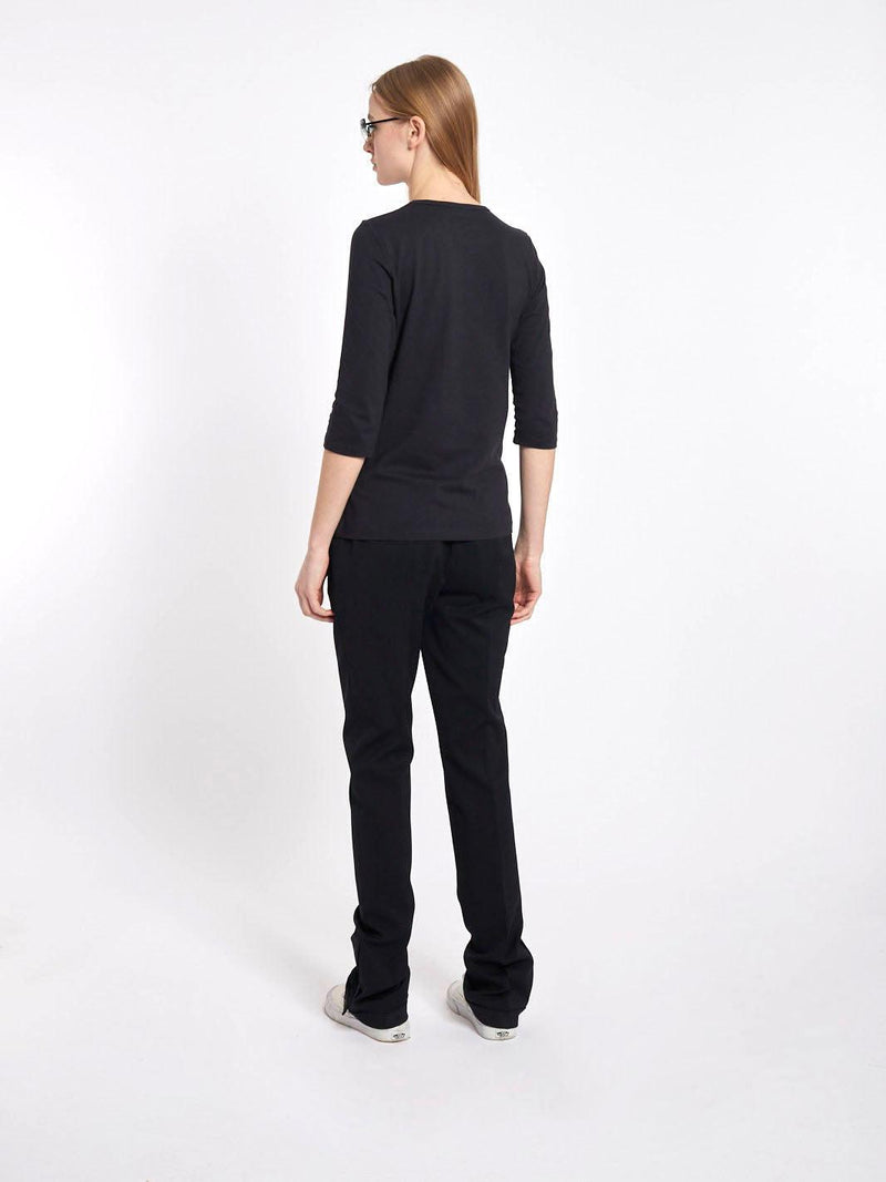 Y2K black low-rise Prada trouser with pockets W22031723  Prada 