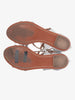 Silver studded leather Alaïa slave sandals CVM22.81.1  Alaïa 