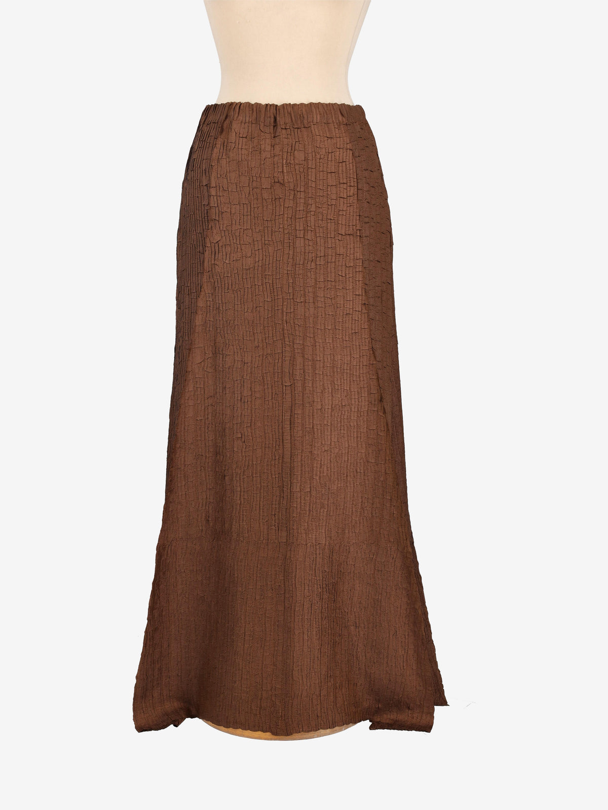 Gonna lunga stropicciata Issey Miyake - Anni 2000