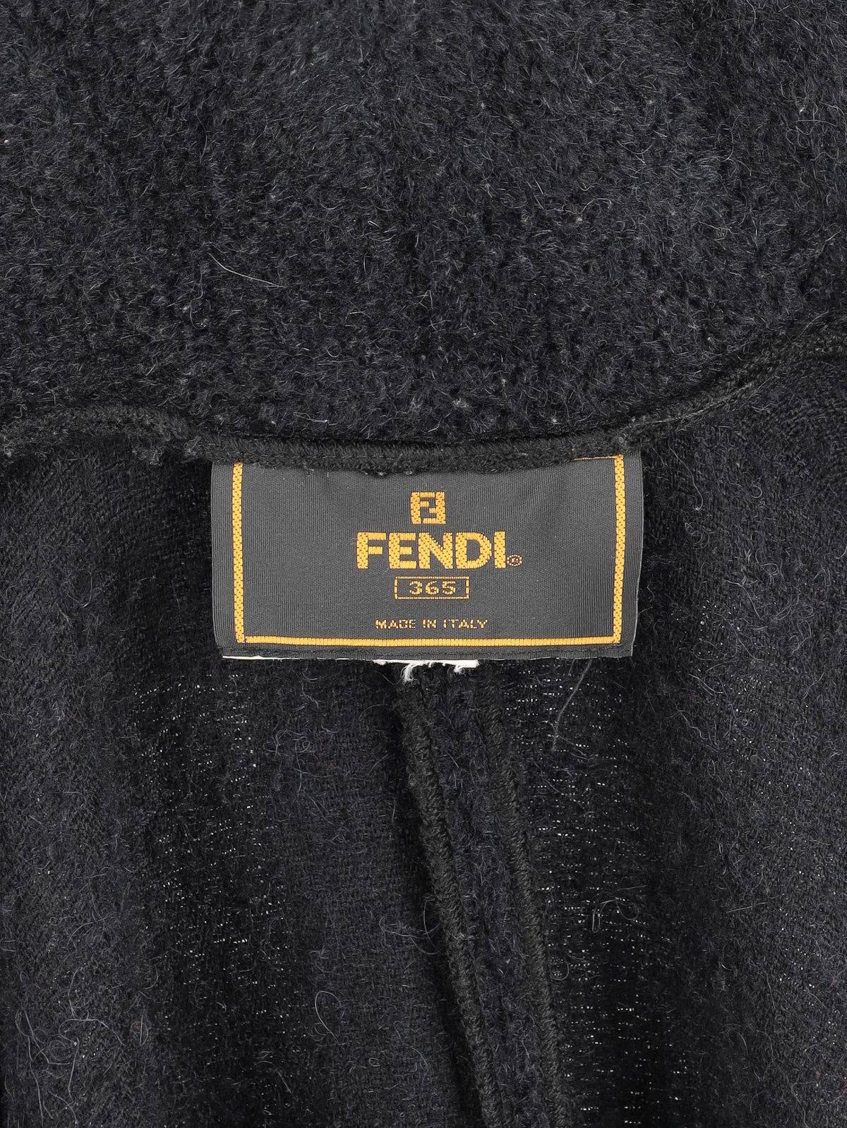 Fendi Black Fur Coat W2511.56  Fendi 