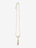 Chloé Gold-Tone Tassel Pendant Necklace W13426.105  Chloé 