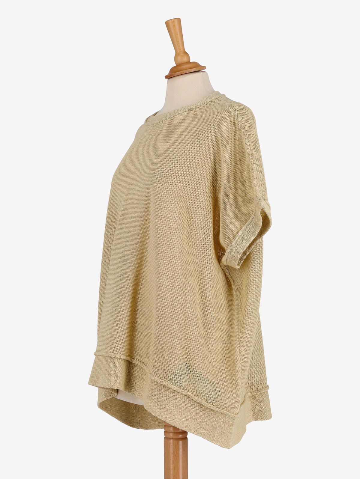 Brunello Cucinelli Gold Lurex Maxi Shirt