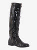 Miu Miu boot in black patent leather, 2000s CVM22.81.21  Miu Miu 