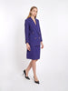 1980s Gianni Versace purple women suit in wool with large buttons W2203173  Versace 