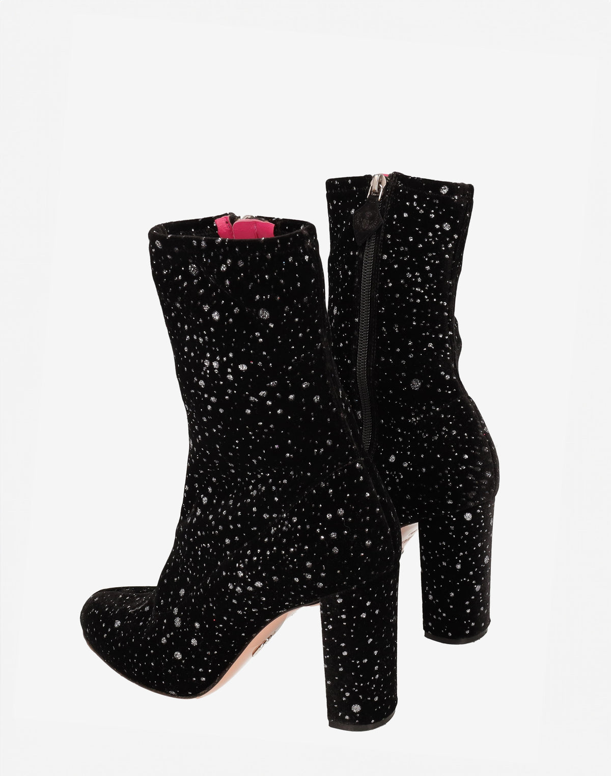 Oscar Tiye Black Lurex Ankle Boot WCV161224_28  Oscar tiye 