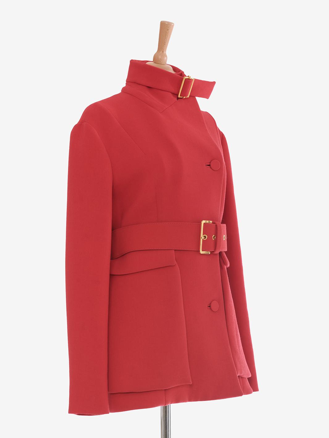 Cappotto Marni in lana rossa