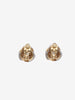 Vintage Woven Button Clip-On Earrings WCV13032025.48.8  Vintage 