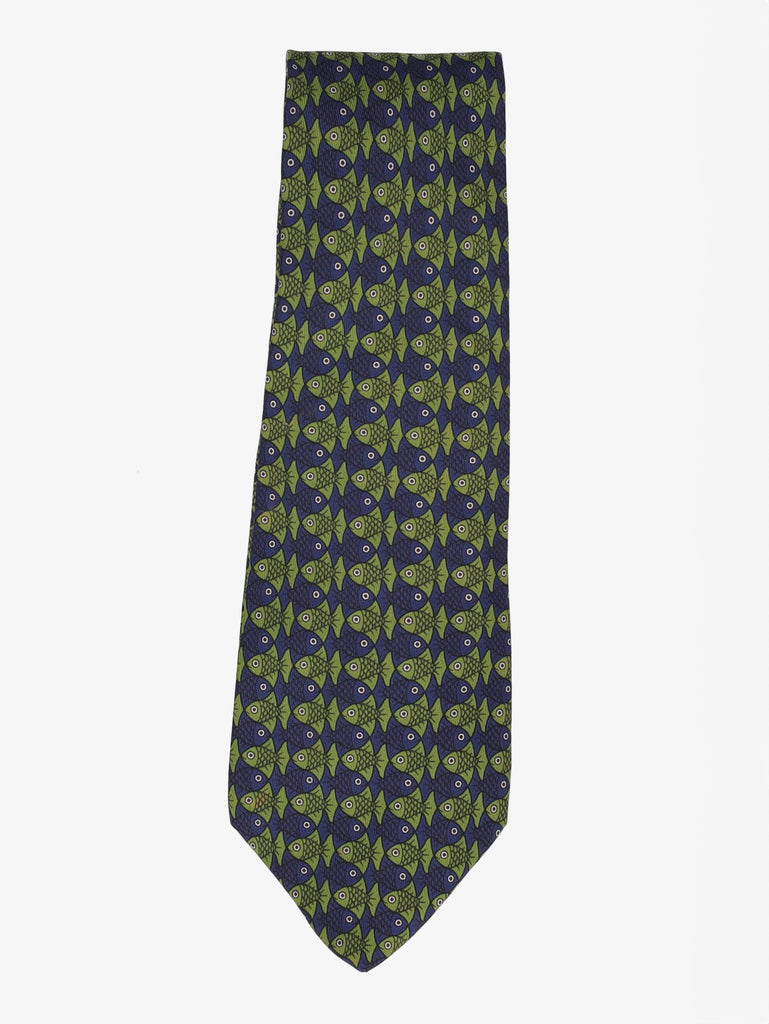 Hermès Fishes Print Tie W16062025.5  Hermès 