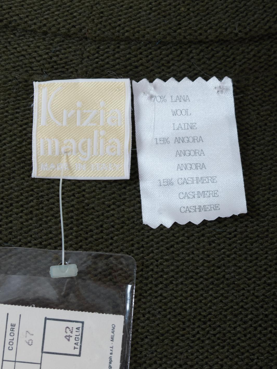 Abito lungo in maglia Krizia
