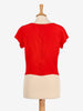 Genny Red Silk Top WCV24AP1  Genny 